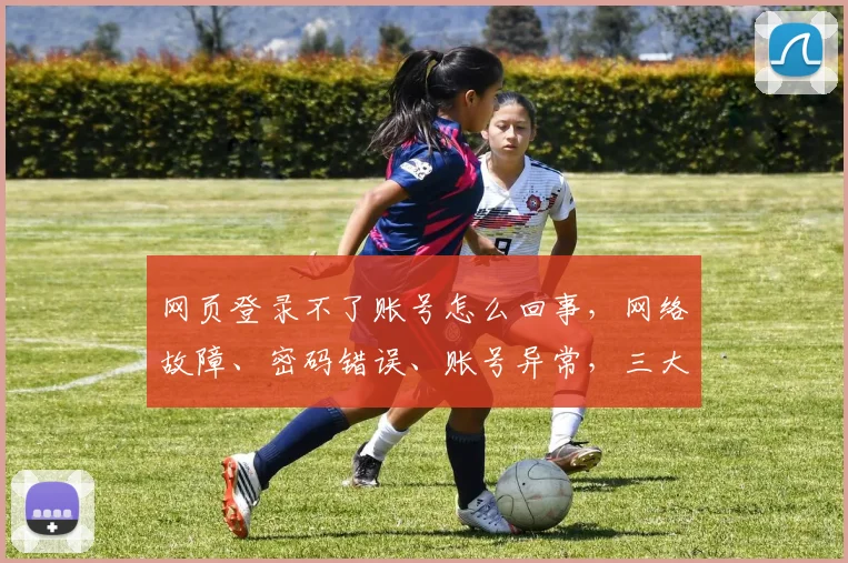 网页登录不了账号怎么回事，网络故障、密码错误、账号异常，三大原因排查
