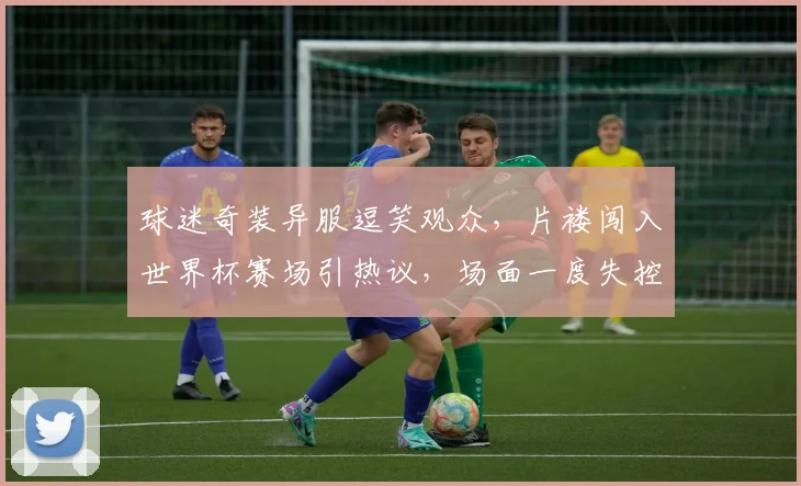 球迷奇装异服逗笑观众，片褛闯入世界杯赛场引热议，场面一度失控